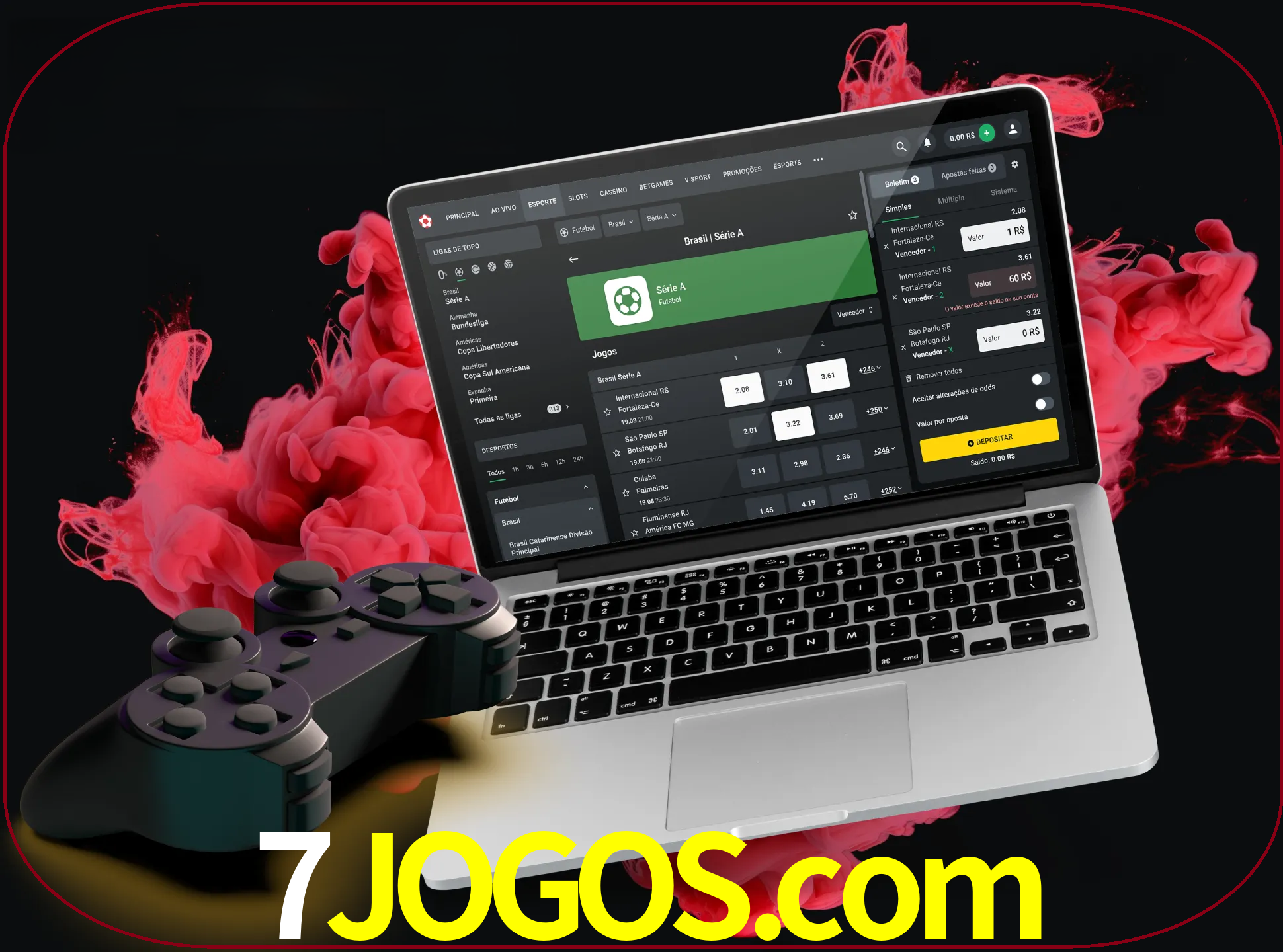 Visite a secção especial de jogos de vídeo em 7jogos para descobrir em que jogos pode apostar e ganhar muito dinheiro.