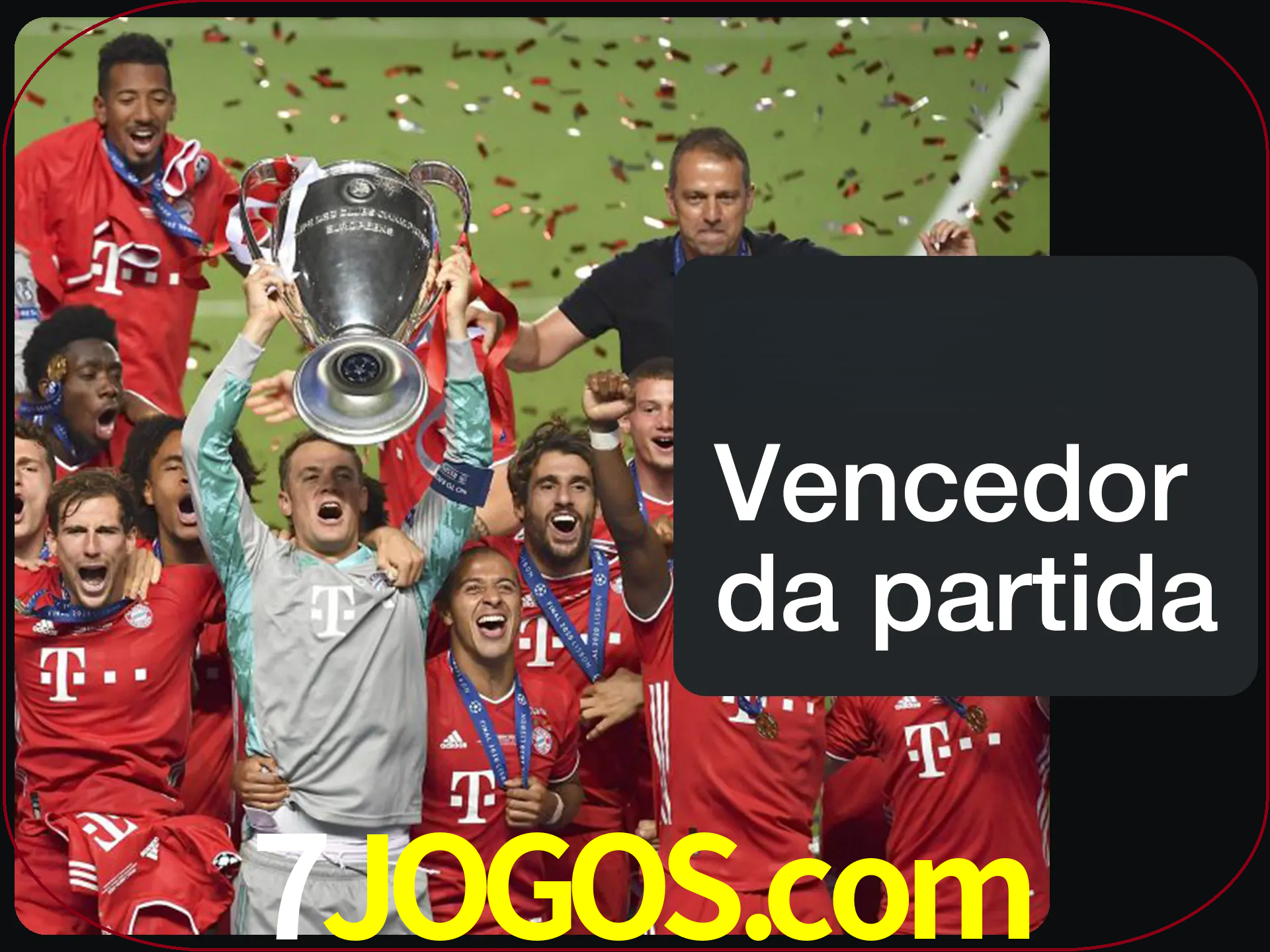 Aposte no vencedor e ganhe uma grande quantia de dinheiro.