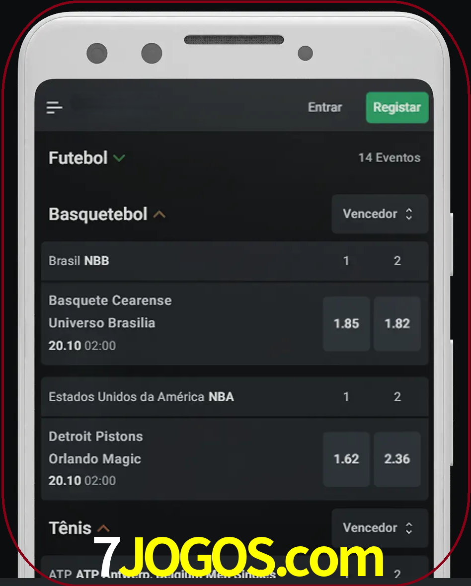 Aposte e assista aos esportes em formato ao vivo.