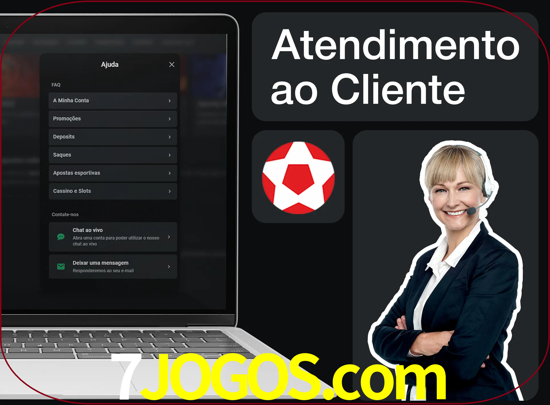 Você pode pedir nosso apoio para ajudar.