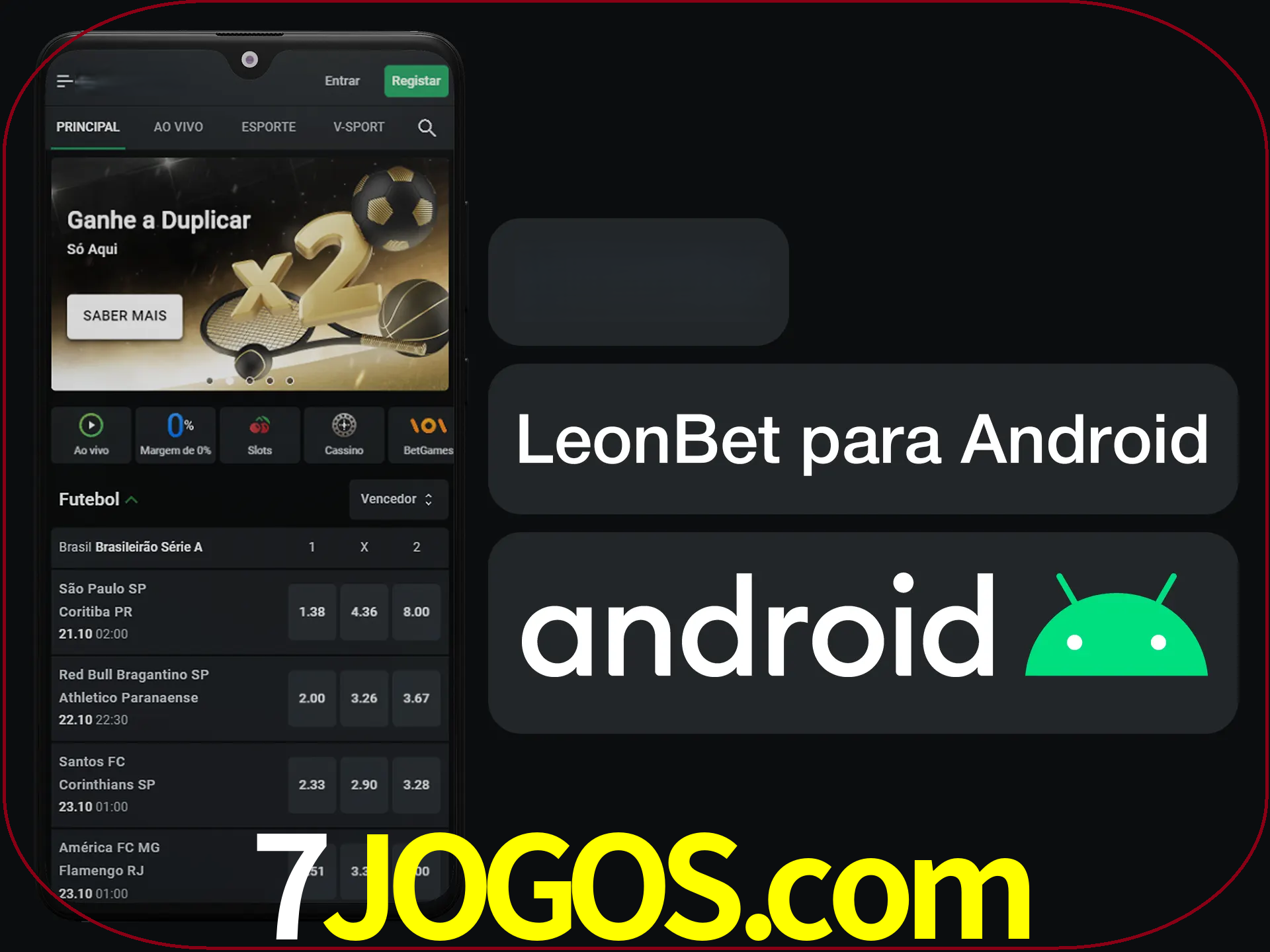 Adquira sua versão poket de LeonBet.