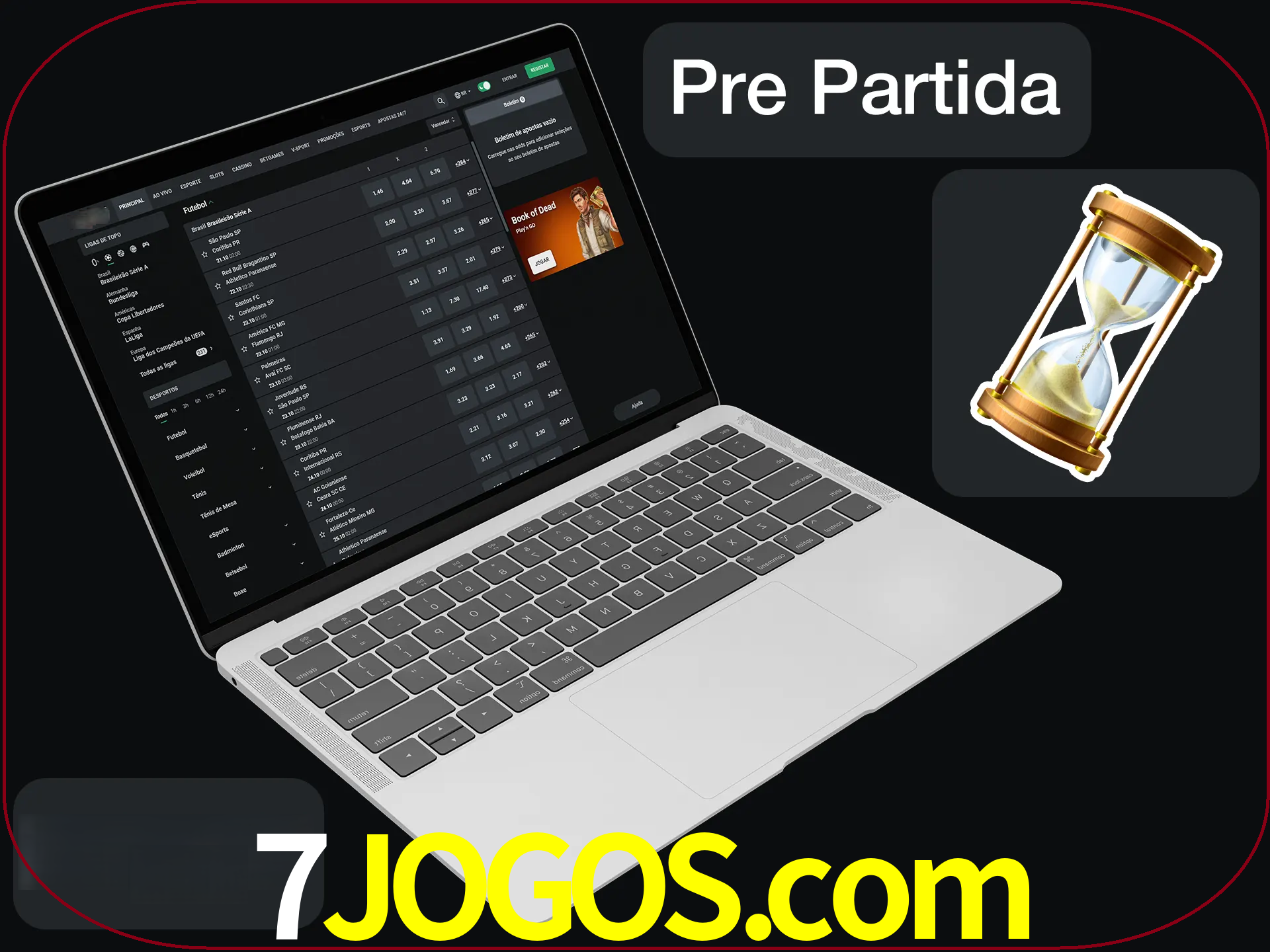 Fazer apostas em partidas futuras.